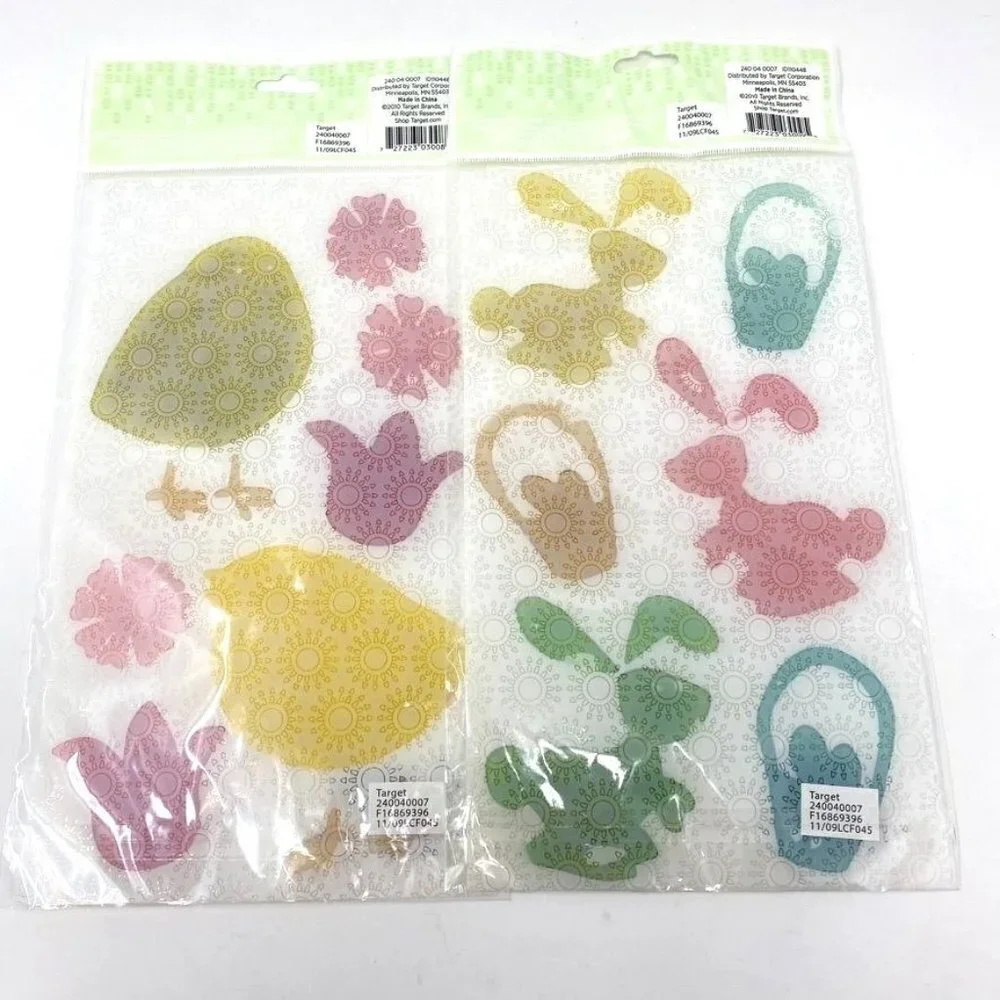 Target Easter Springtime Window Clings Decor Home Classroom